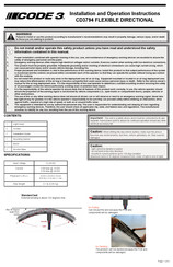 Code 3 CD3794 Instructions D'installation Et D'utilisation