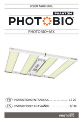 Phantom PHOTOBIO MX Instructions