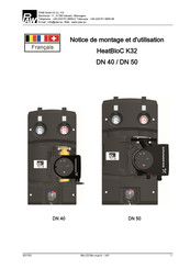 PAW HeatBloC K32 DN 40 Notice De Montage Et D'utilisation