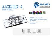 BYKSKI A-RX6700XT-X Mode D'emploi