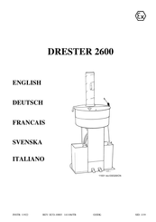 DRESTER 2600 Mode D'emploi