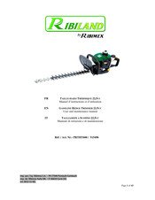 Ribimex Ribiland PRTHT600 Manuel D'instructions Et D'utilisation