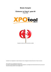 XPOtool 62740 Mode D'emploi