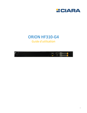Ciara ORION HF310-G4 Guide D'utilisation