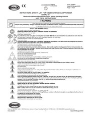 SIOUX 14S2500SR Instructions