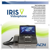 ACN IRIS V Guide D'installation Rapide