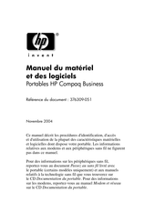 HP Compaq Business nx9600 Manuel De Materiel