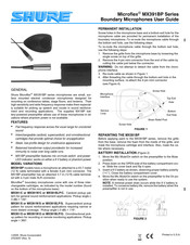 Shure Microflex MX391BP/C Mode D'emploi