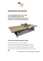 PFT BOARDMASTER 3150 Instructions De Service