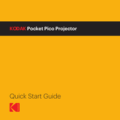 Kodak Pocket Pico Projector Mode D'emploi