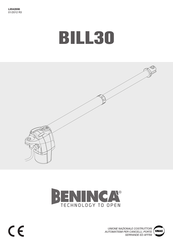 Beninca BILL30MDX Mode D'emploi