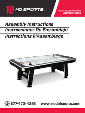 MD SPORTS AH090Y19004 Instructions D'assemblage