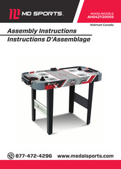 MD SPORTS AH042Y20003 Instructions D'assemblage