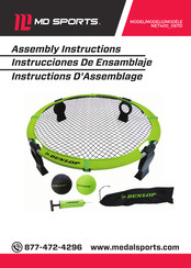 Md Sports NET400 087D Instructions D'assemblage