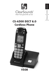 ClearSounds CS-A300 DECT 6.0 Mode D'emploi