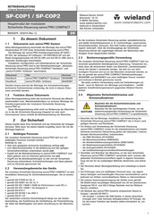 Wieland SP-COP2 Mode D'emploi