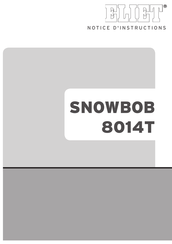 Eliet Snowbob 8014T Notice D'instructions