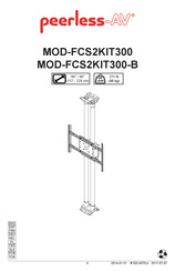 peerless-AV MOD-FCS2KIT300-B Mode D'emploi