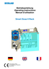 Ecolab Smart Dose II Rack Manuel D'utilisation