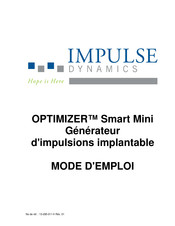 Impulse Dynamics OPTIMIZER Smart Mini Mode D'emploi