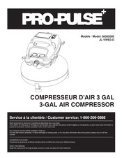 PRO-PULSE 08395000 Mode D'emploi