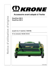 Krone EasyFlow 380 S Notice D'utilisation D'origine