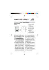 3B SCIENTIFIC PHYSICS U17451 Manuel D'utilisation