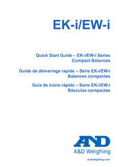 AND EK-i Série Guide De Démarrage Rapide