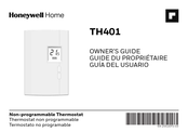 Honeywell Home TH401 Guide Du Propriétaire