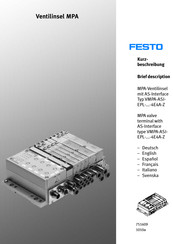 Festo VMPA-ASI-EPL-4E4A-Z Serie Mode D'emploi