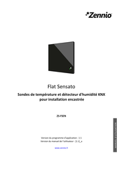 Zennio Flat Sensato Manuel D'utilisation