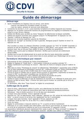 Cdvi Digiway Guide De Démarrage