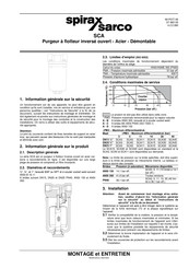 Spirax Sarco SCA Mode D'emploi