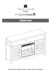 Twin Star Home ClassicFlame 23II039FGL Manuel D'instructions