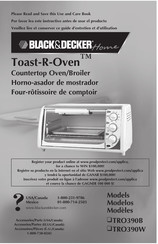 Black & Decker Toast-R-Oven TRO390B Manuel D'utilisation
