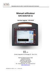 MDMS NIPE MONITOR V1 Manuel Utilisateur