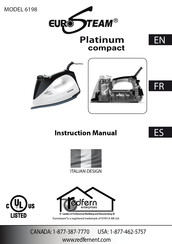 EuroSteam Platinum compact Manuel D'utilisation