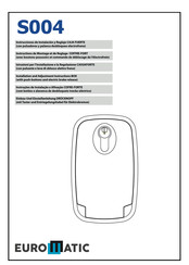 Euromatic S004 Instructions De Montage Et De Réglage