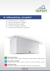 biohort GarageBox Notice De Montage