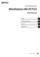 Buffalo MiniStation HD-PCTU3 Manuel