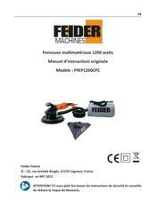 FEIDER Machines FPEP1200CPC Manuel D'instructions