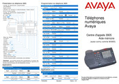 Avaya 3905 Guide Rapide