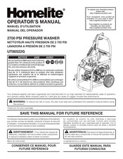 Homelite UT80522G Manuel D'utilisation