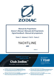 Zodiac YACHTLINE 490 Manuel Du Propriétaire