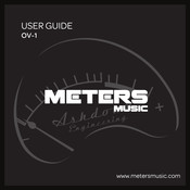 Meters music OV-1 Mode D'emploi