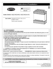 Marquis Enclave MQZCVBG34LPE2 Instructions D'installation