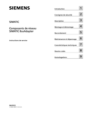 Siemens SIMATIC BA 2xRJ45VD HA Instructions De Service