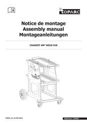 Toparc CHARIOT 4M3 WELD 910 Notice De Montage