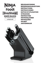 Ninja Foodi StaySharp KNIFE BLOCK Notice D'utilisation