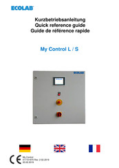 Ecolab My Control L Guide De Référence Rapide